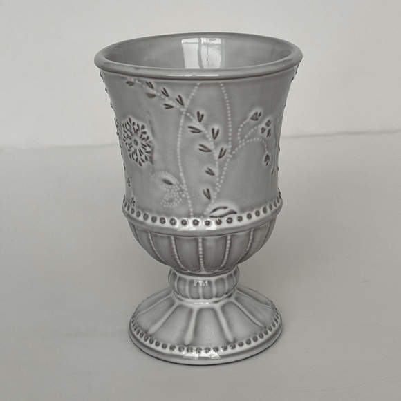 Ceramic Countertop Bathroom Set 2pc Toothbrush Holder with Tumbler - Picture 7 of 9